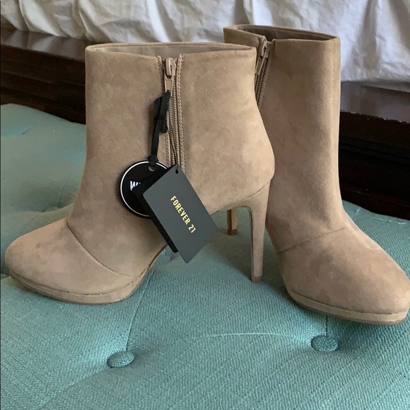 Tan Forever 21 booties boot - Picture 3 of 6